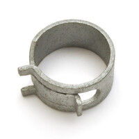 15/32 IN LIGHT DUTY BAND CLAMP, CARBON SPRING STEEL, DORRFLAKE SILVER